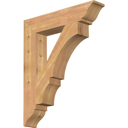 Ekena Millwork Balboa Traditional Smooth Bracket, Western Red Cedar, 5 1/2"W x 30"D x 36"H BKT06X30X36BOA01SWR